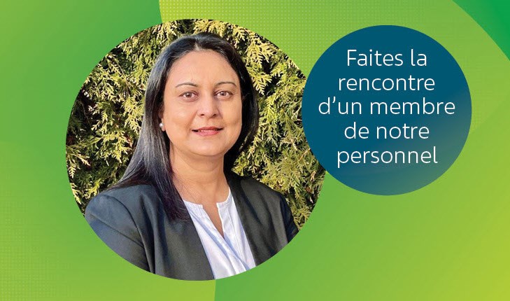 Faites la rencontre d'un membre de notre personnel
