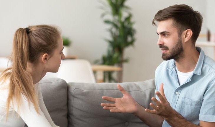 Couple is arguing