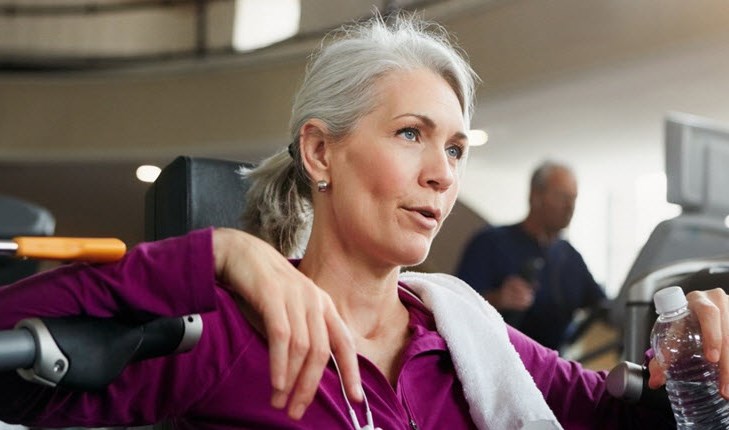 woman in the gym